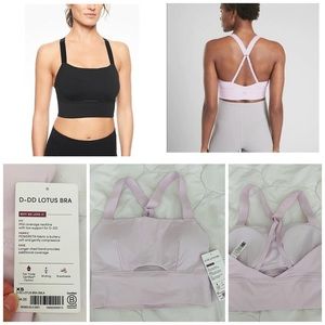 Athleta powervita Lotus Bra in Lilac XS D-DD